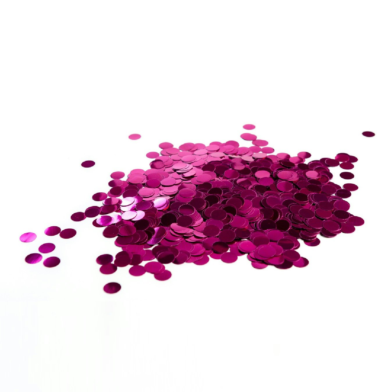 Ballongkonfetti Runda Magenta