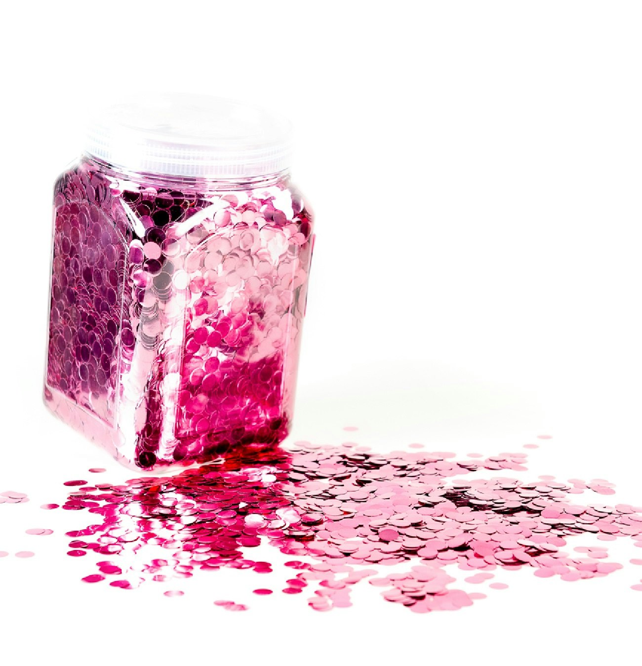 Ballongkonfetti Runda Rosa