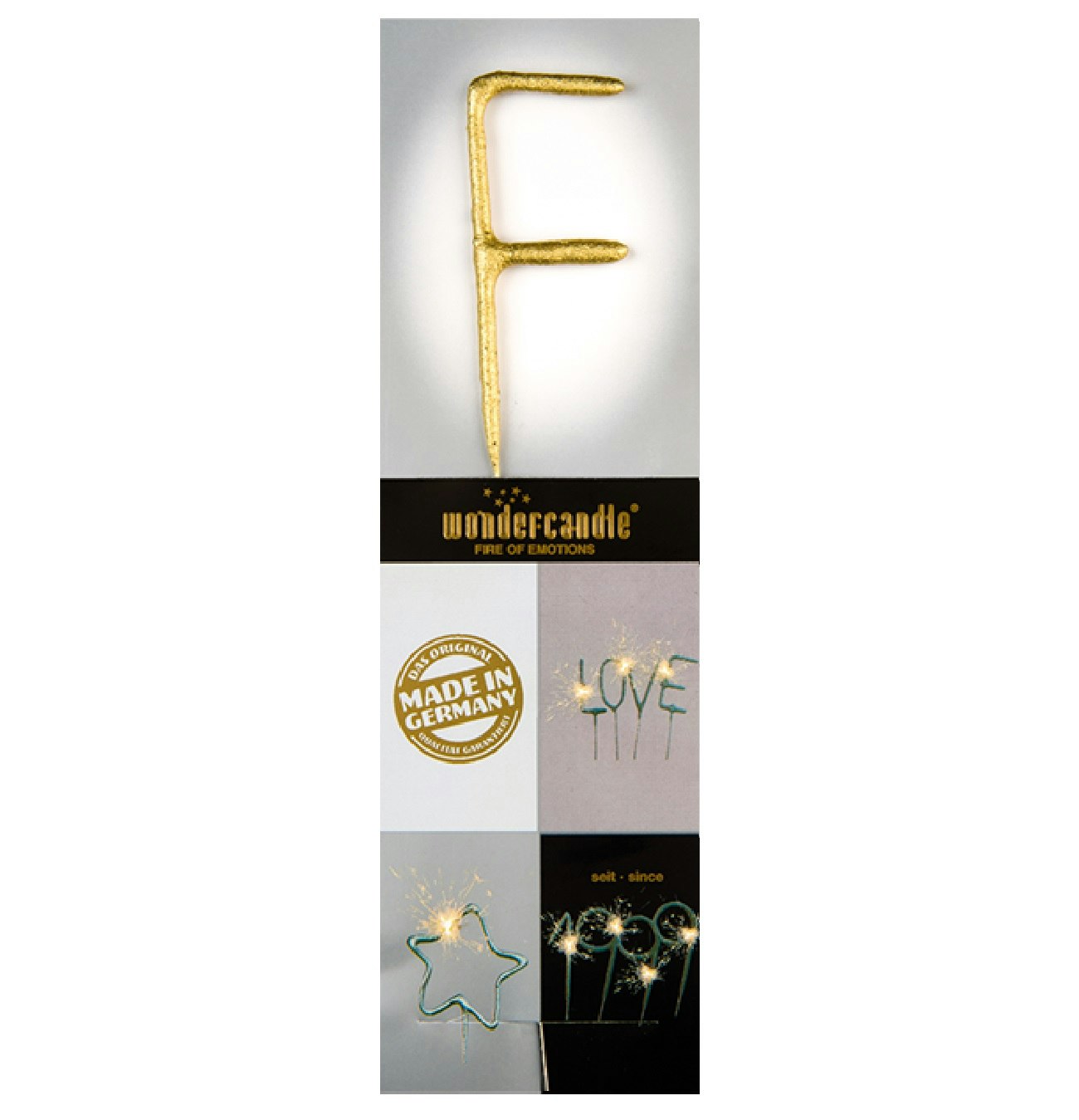 Bokstavsbloss Guld