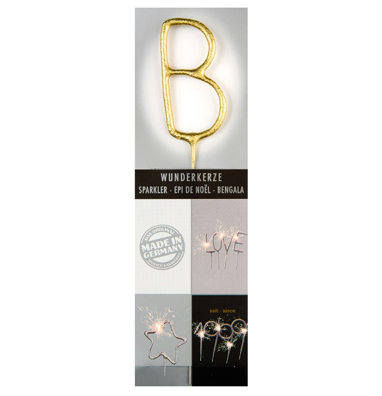 Bokstavsbloss Guld
