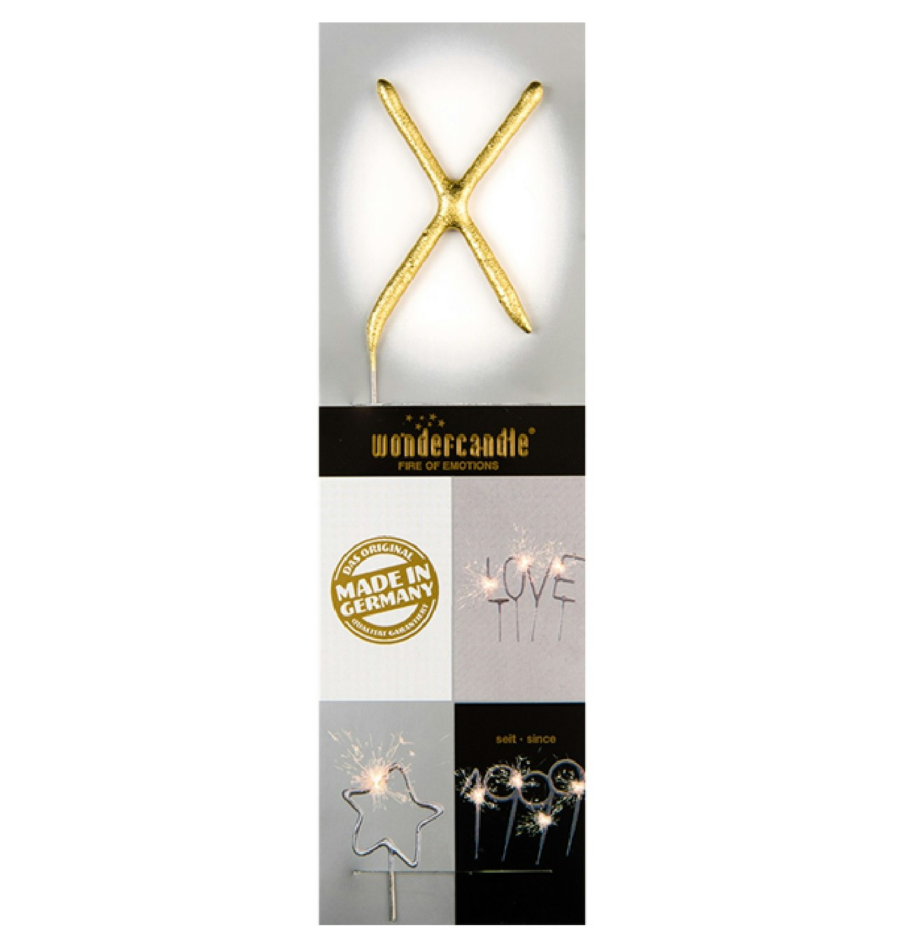 Bokstavsbloss Guld