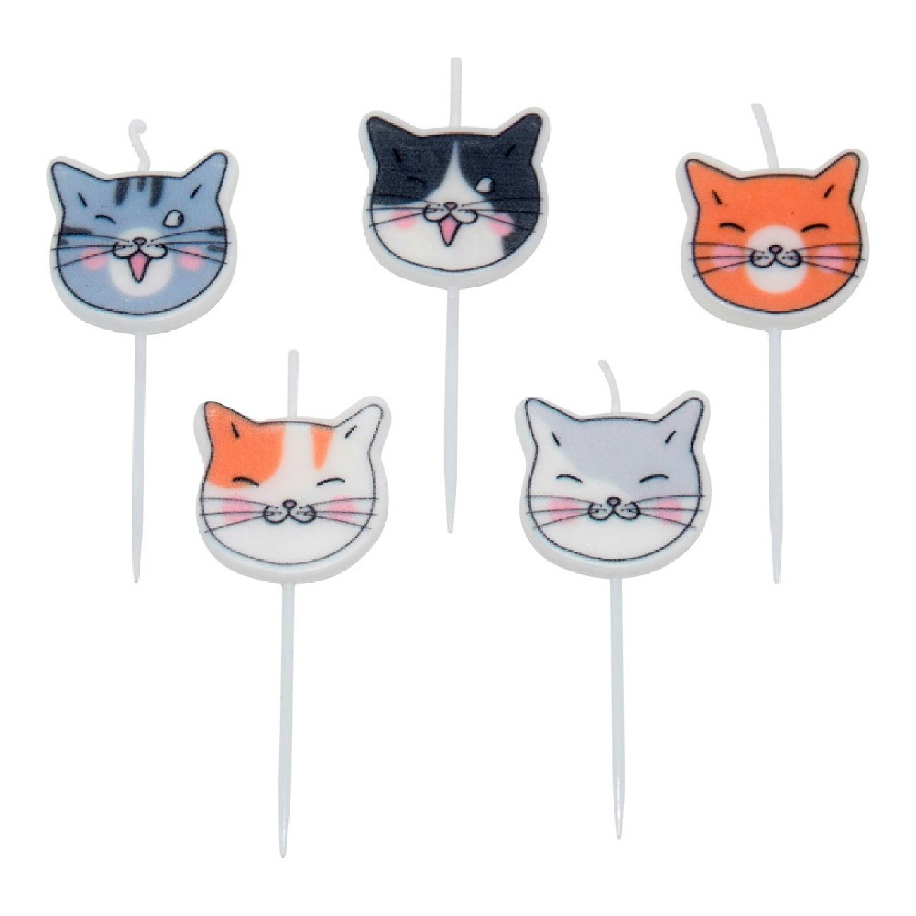 Tårtljus Katt Motiv