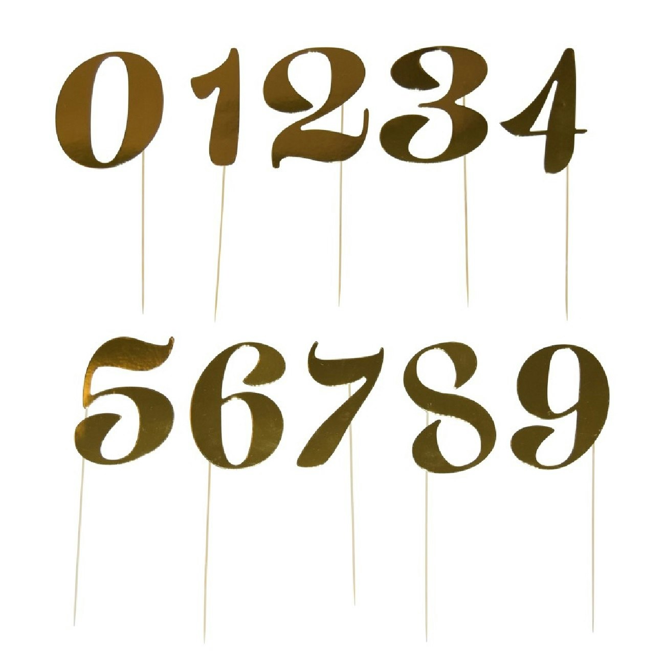 Cake Toppers Nummer 20-pack