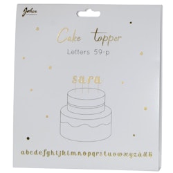 Cake Toppers Bokstäver 59-pack