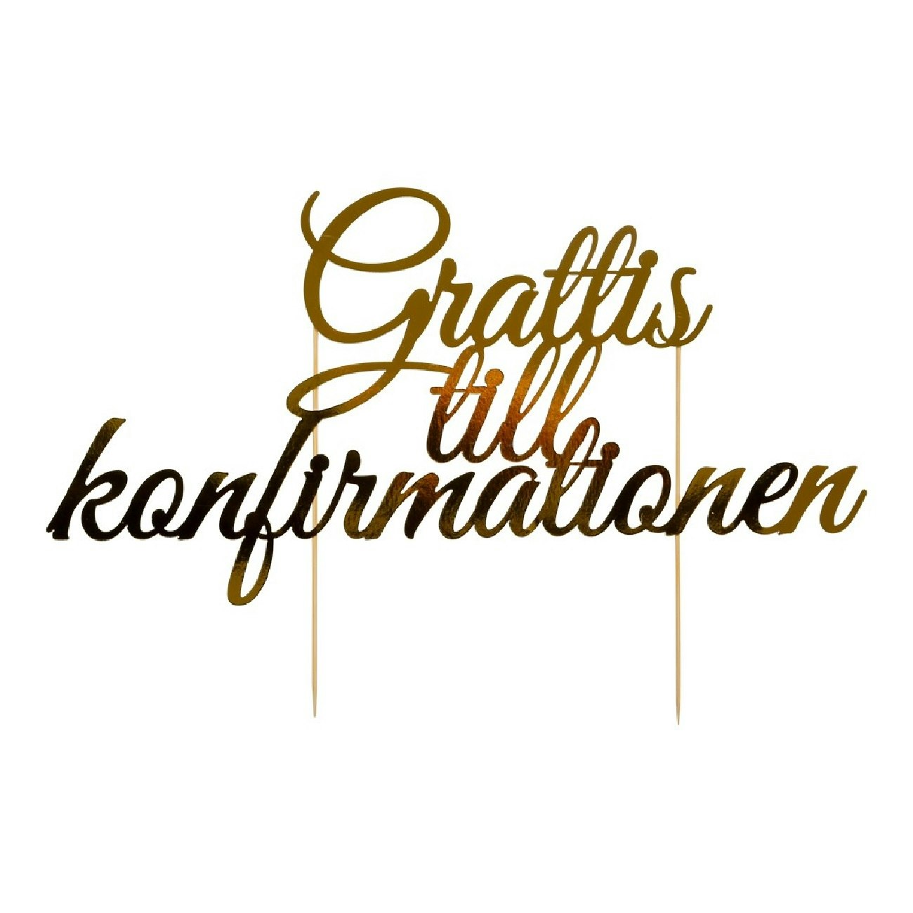 Cake Toppers Grattis Till konfirmationen