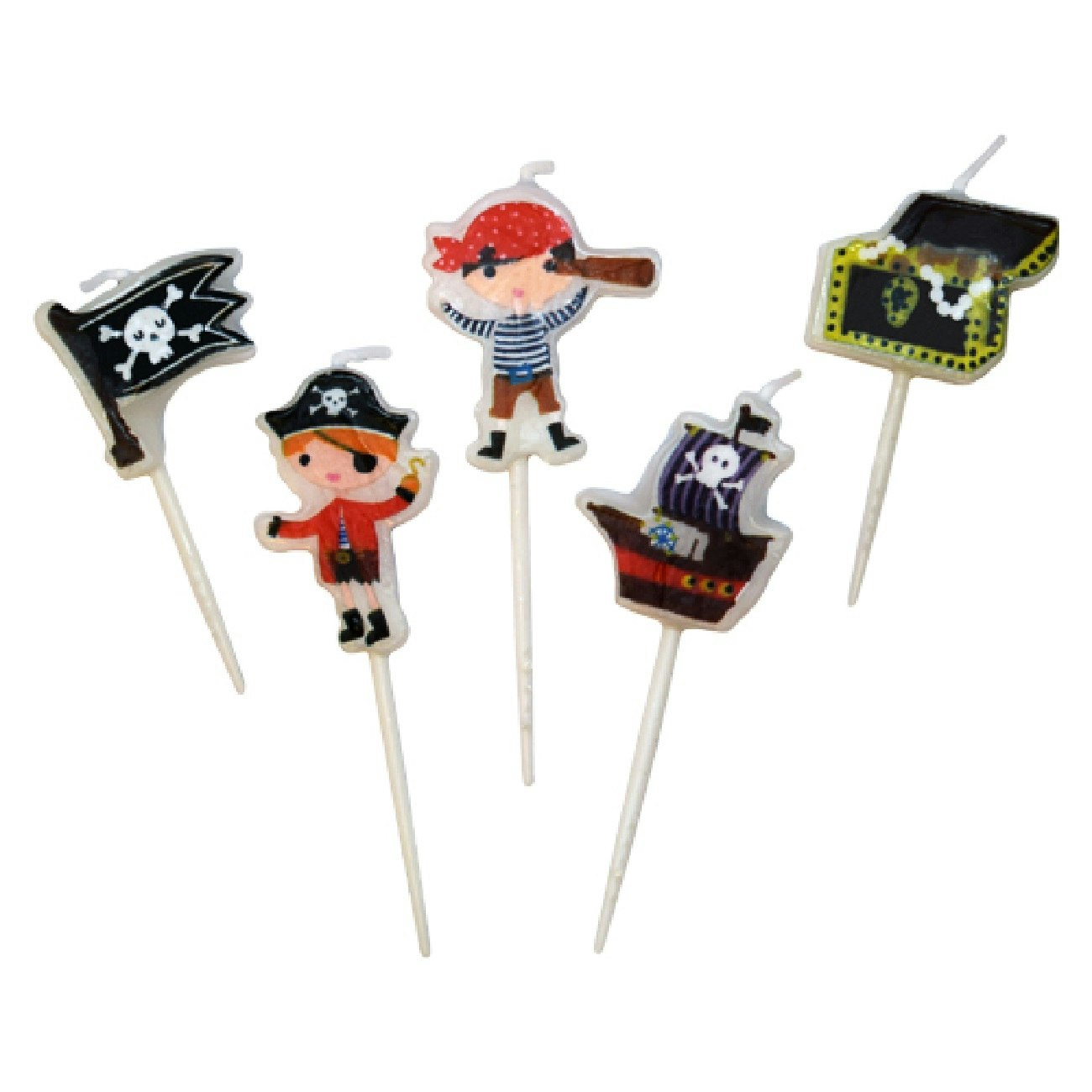 Tårtljus Små Pirater 5-pack