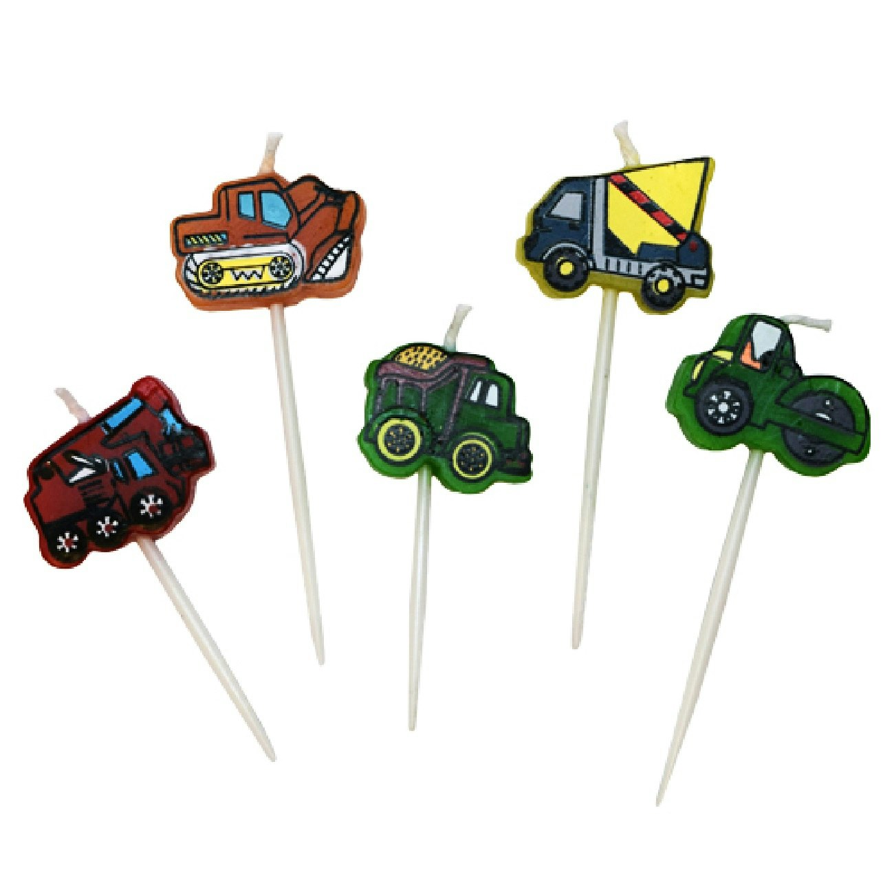 Tårtljus Trucks 5-pack