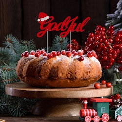 Cake Topper God Jul