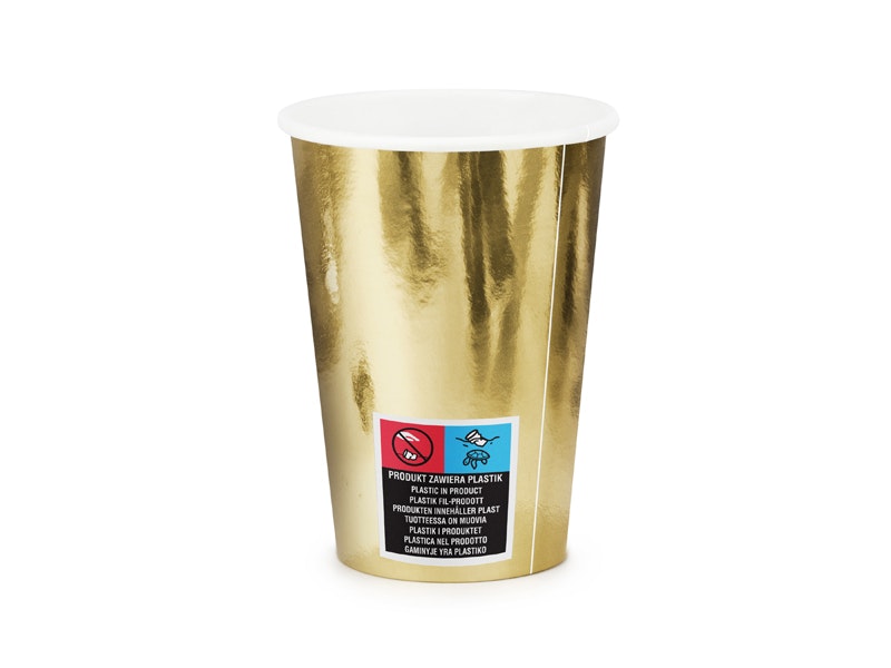 Pappersmuggar Guld Metallic