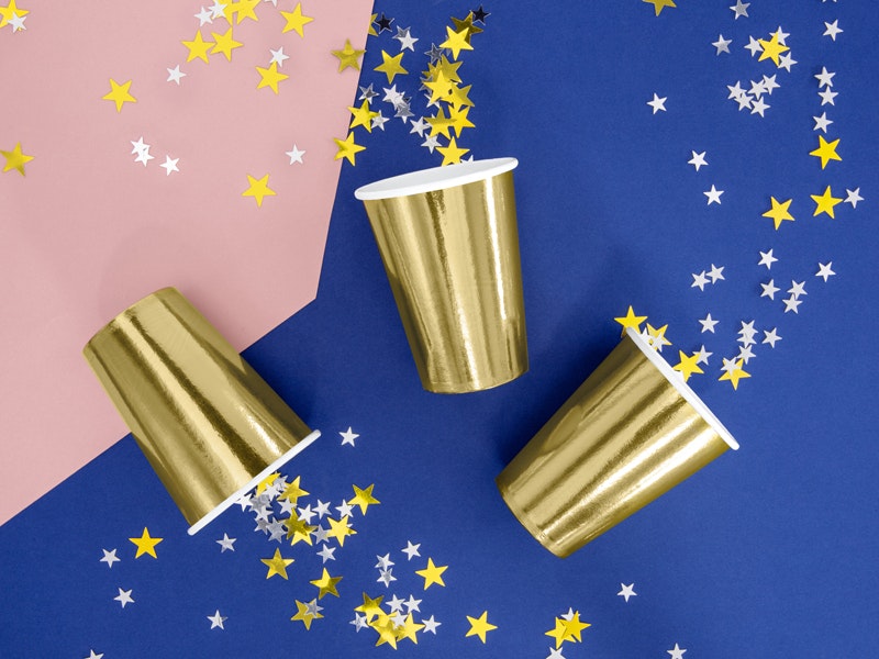 Pappersmuggar Guld Metallic