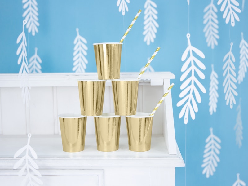 Pappersmuggar Guld Metallic