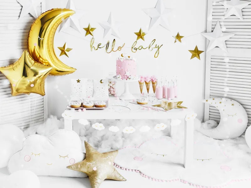 Papperstallrikar Star Guld Metallic