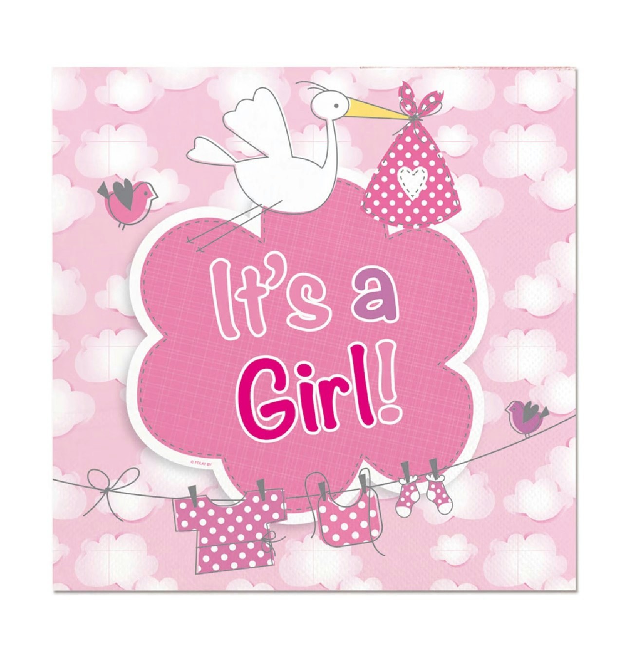 Pappersservetter Babyshower Boy / Girl