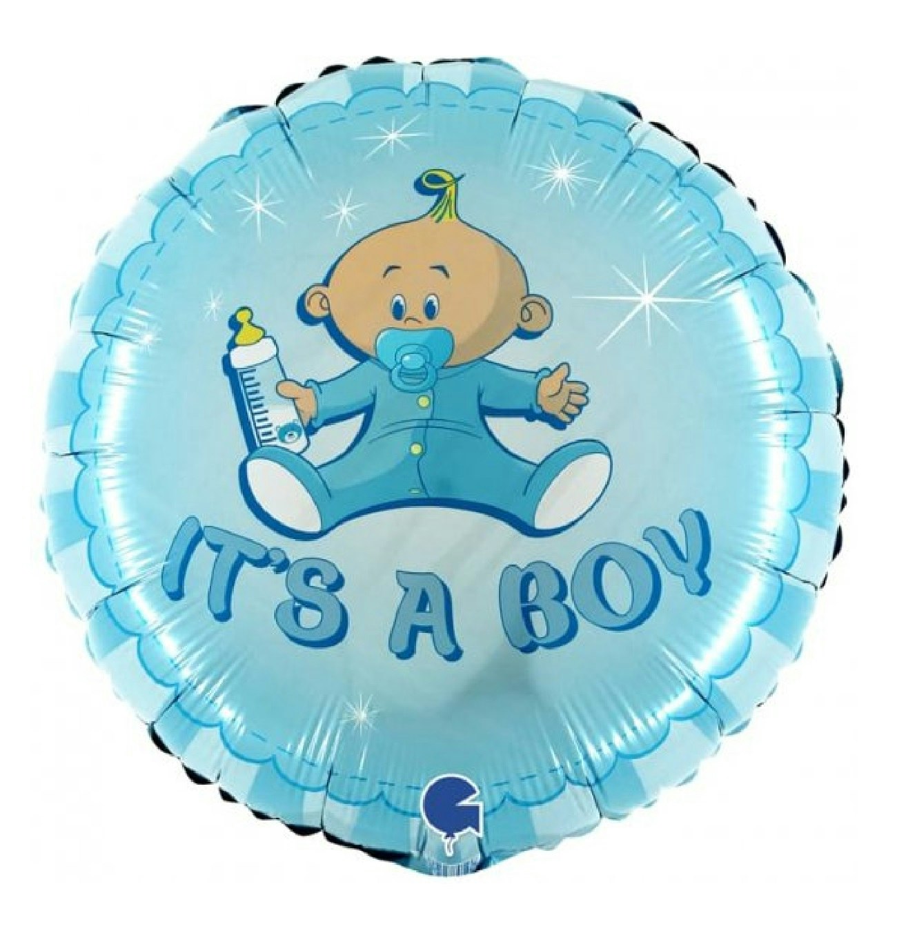 Folieballong Baby Blå It´s a Boy 46cm
