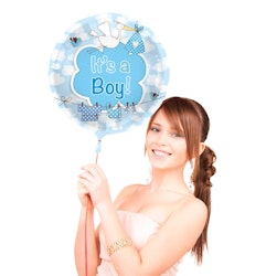 Folieballong Baby Blå It´s a Boy 43cm