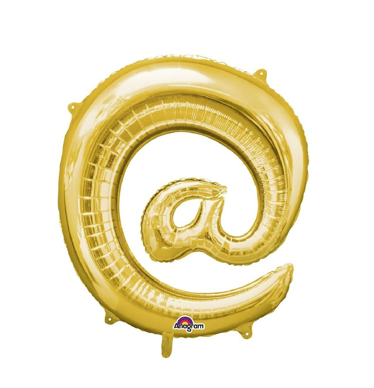Teckenballong Folie @ Snabel A Guld 81cm