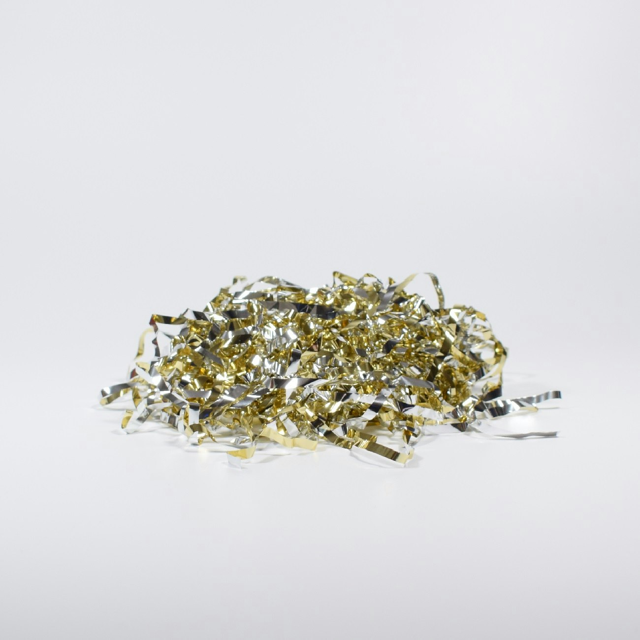 Konfetti Strimlad Folie Metallic Guld och Silver