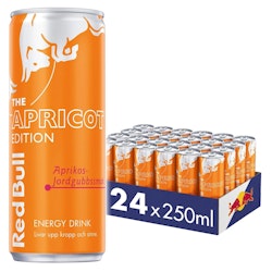 Red Bull Aprikos & Jordgubb Energidryck 250ml 24-pack