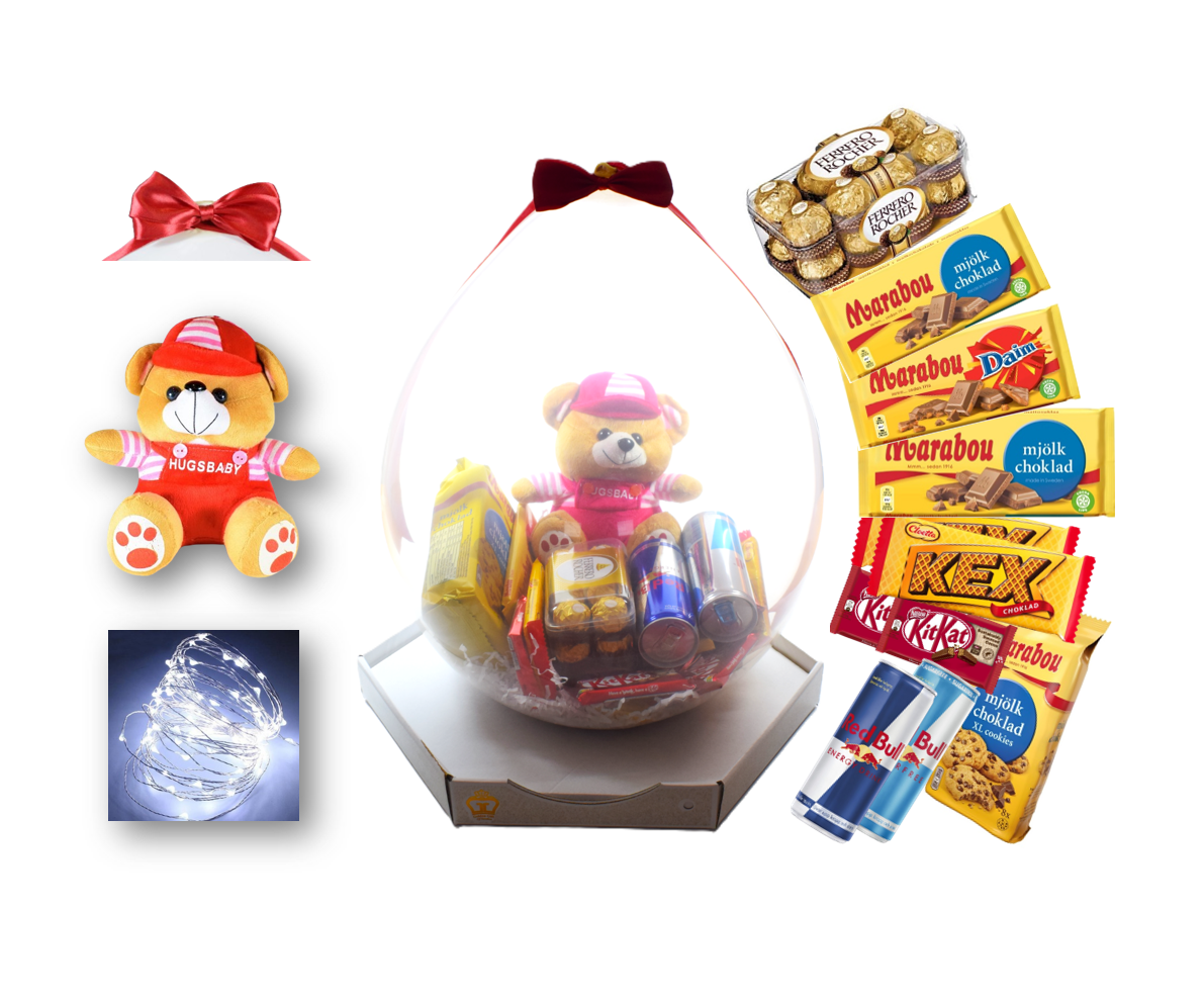 Presentfyllda Ballonger Alla Hjärtans Dag - Standard