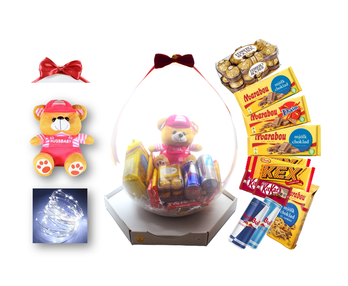 Presentfyllda Ballonger Alla Hjärtans Dag - Standard