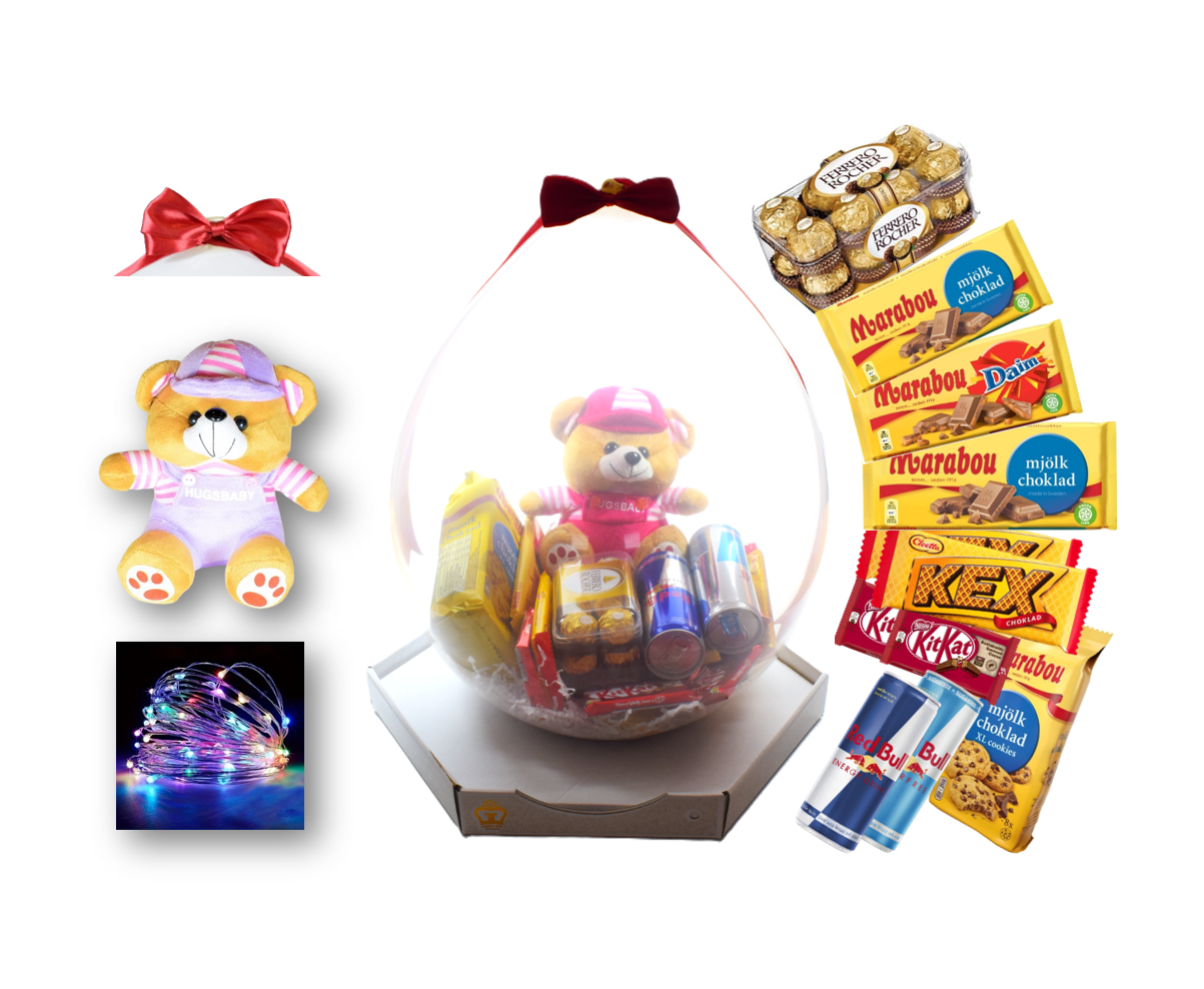 Presentfyllda Ballonger Alla Hjärtans Dag - Standard