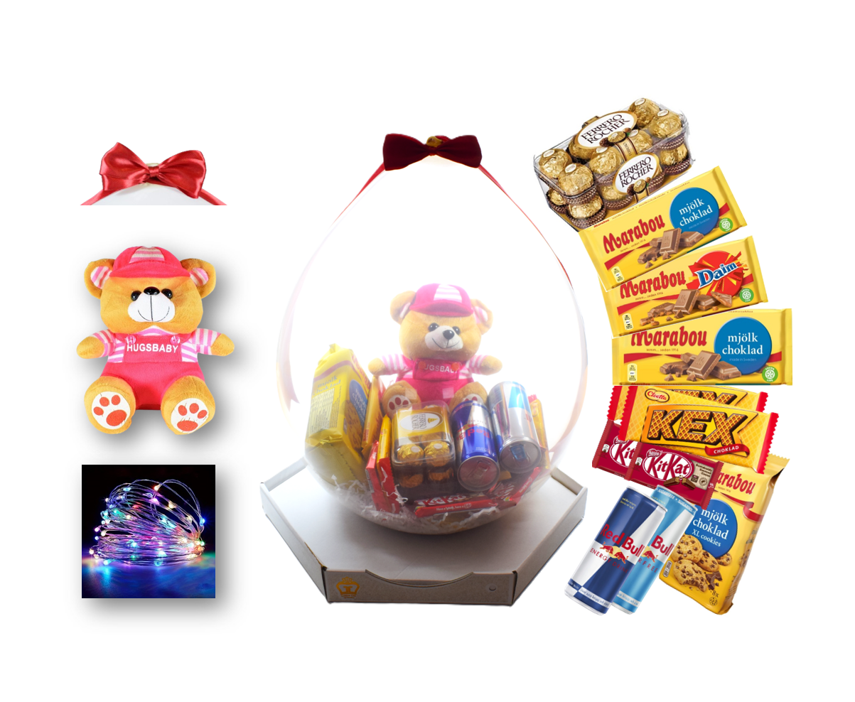 Presentfyllda Ballonger Alla Hjärtans Dag - Standard