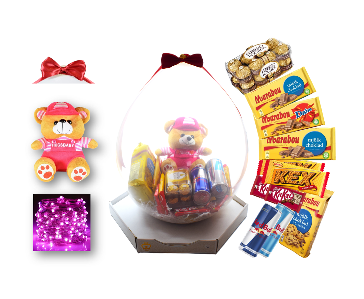 Presentfyllda Ballonger Alla Hjärtans Dag - Standard