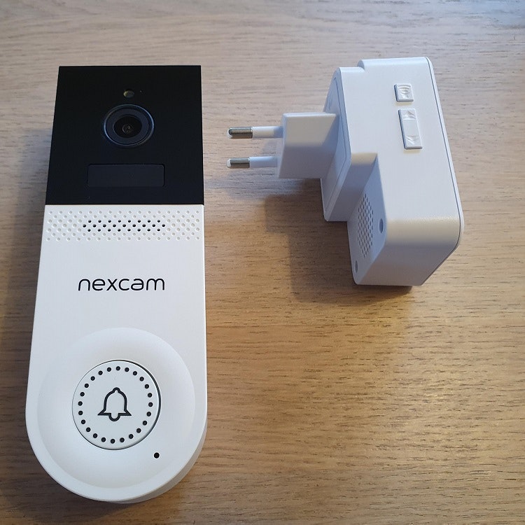 Nexcam™ Bellman batteridriven dörrklocka med kamera, inkl. ringklocka inne