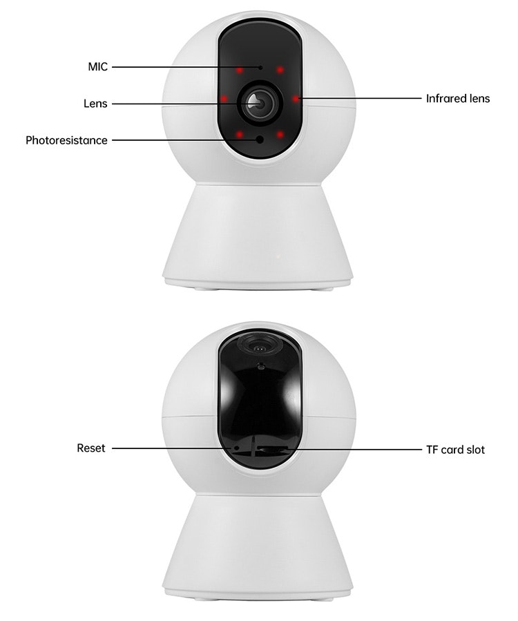 Nexcam™ Penguin motoriserad wifi övervakningskamera