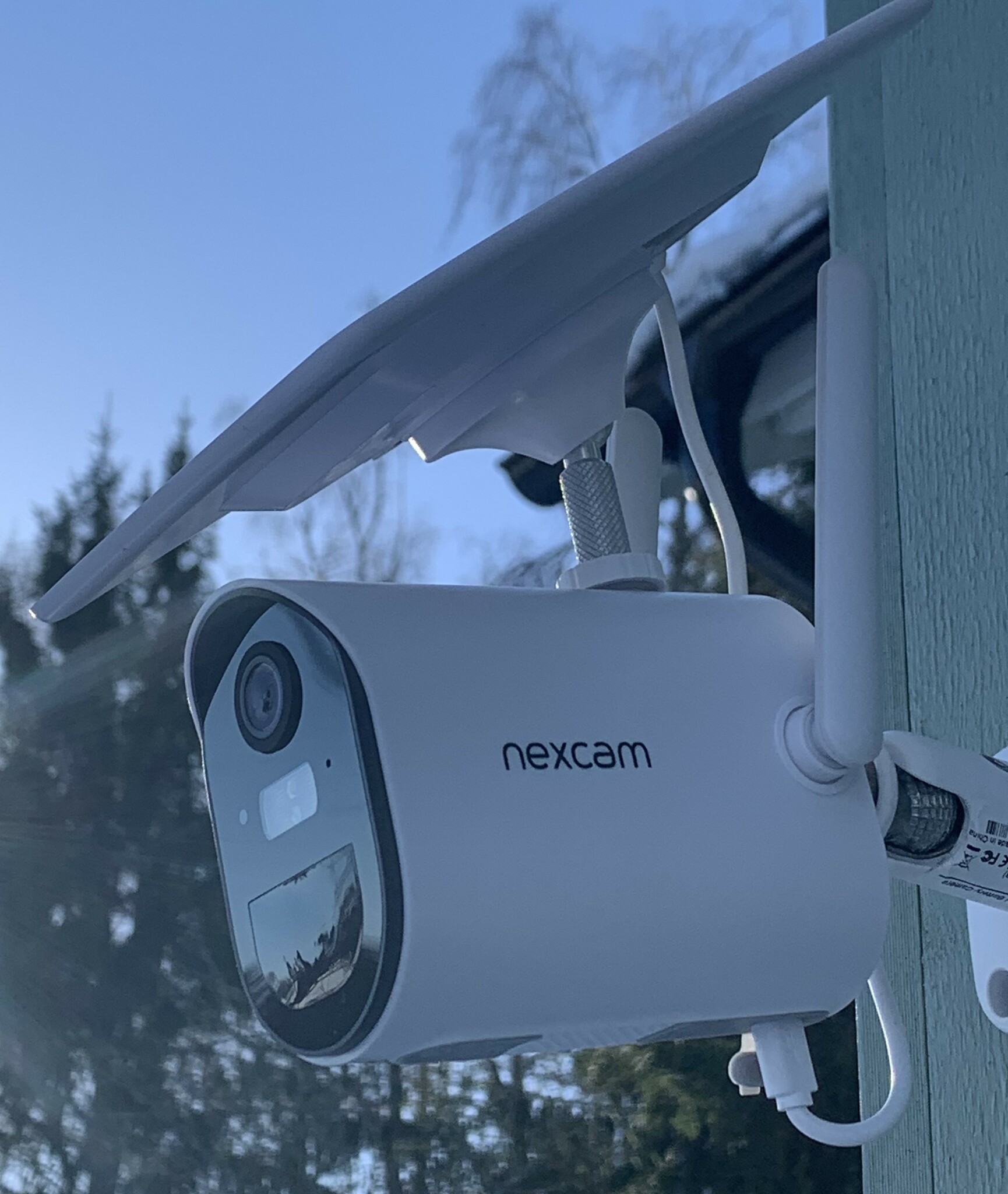 Nexcam™ Falcon Batteri + solpanel wifi övervakningskamera med lång batteritid