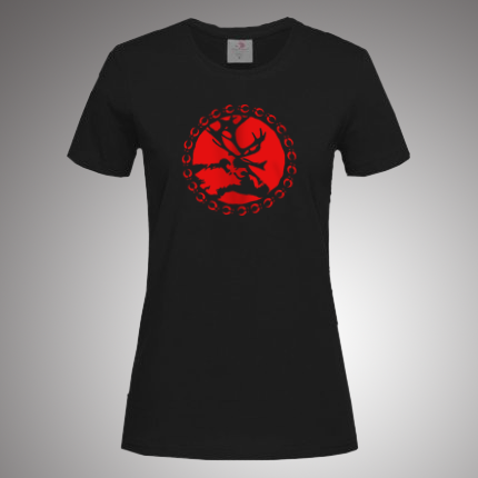 T-shirt med rentryck