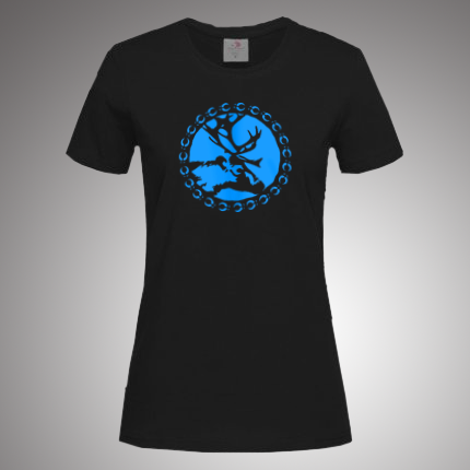 T-shirt med rentryck