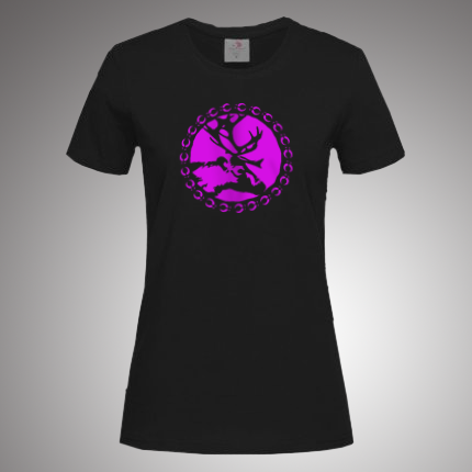 T-shirt med rentryck