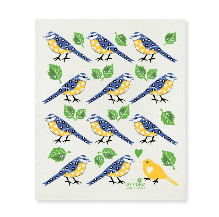 Dishcloth - Blue tit