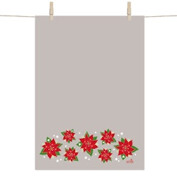 Tea towel - Christmas flower