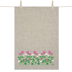 Tea towel - Red clover