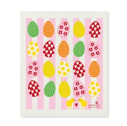 Dishcloth - Eggs with stripes