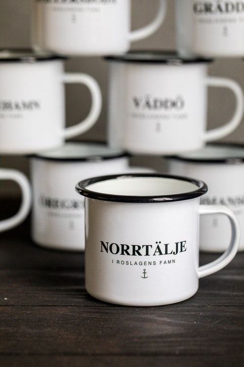Emaljmugg Norrtälje