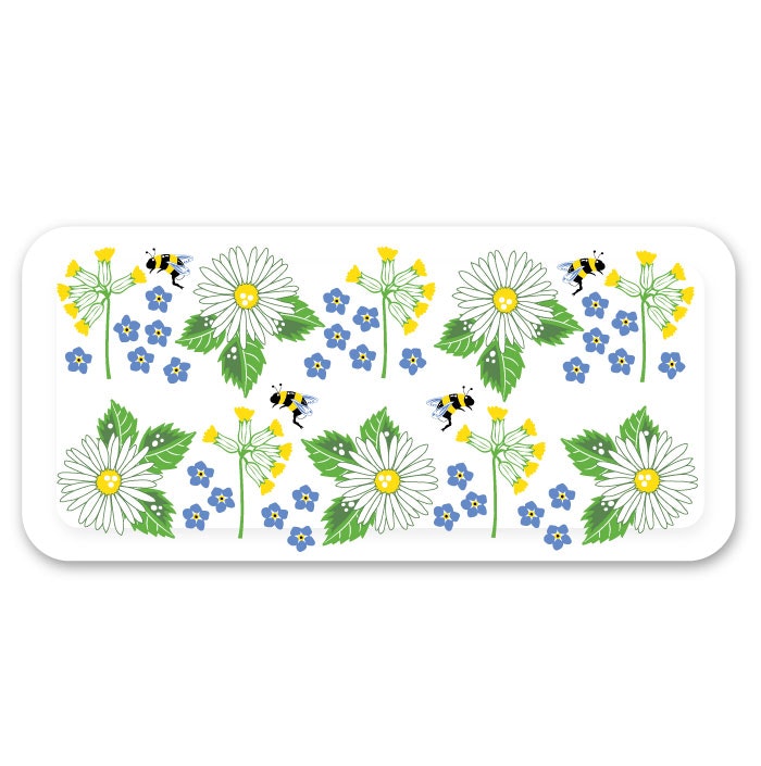 Tray - Summer flowers