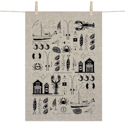 Tea towel - Gone fishing