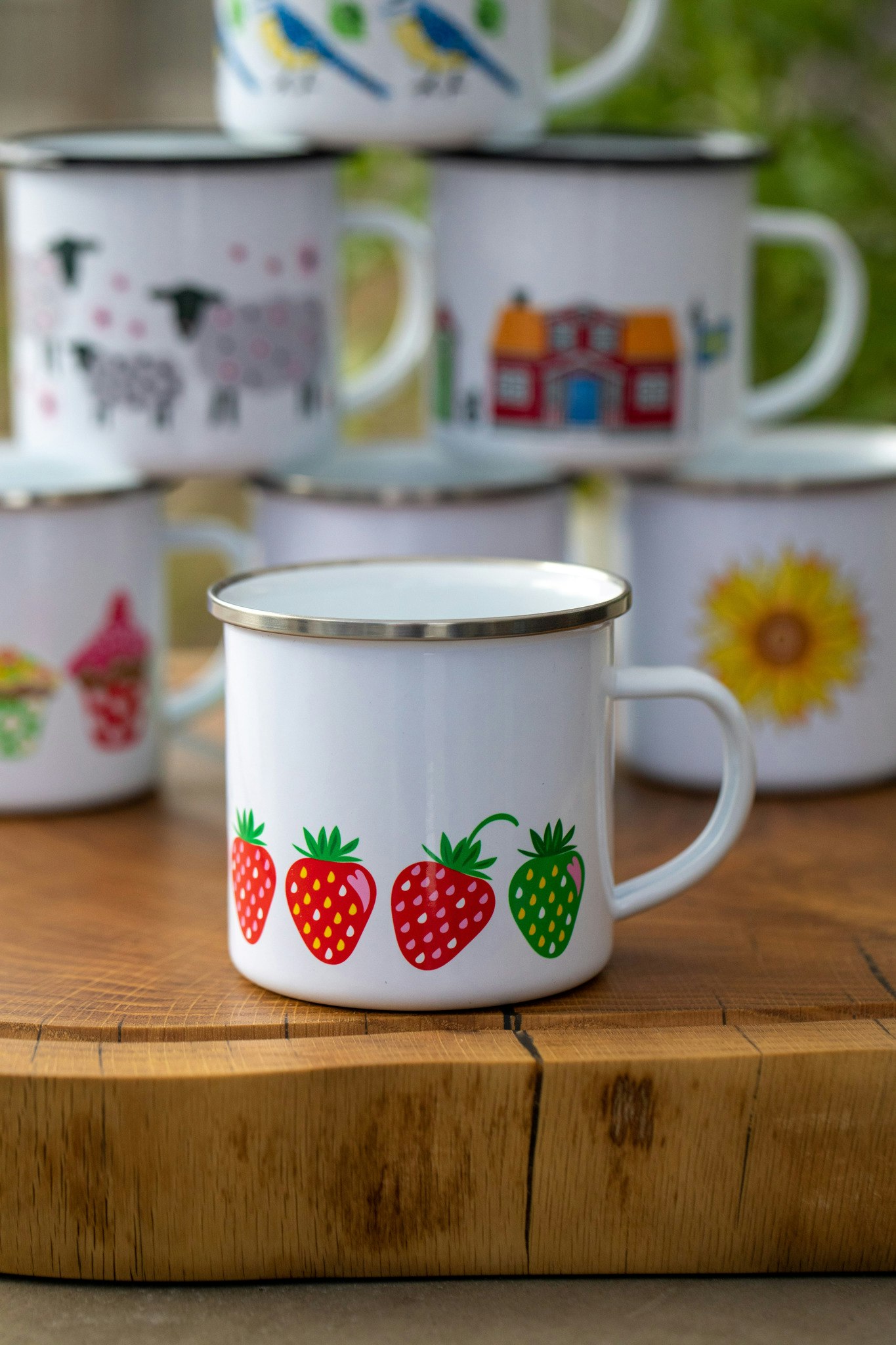 Designmugg - Jordgubbe
