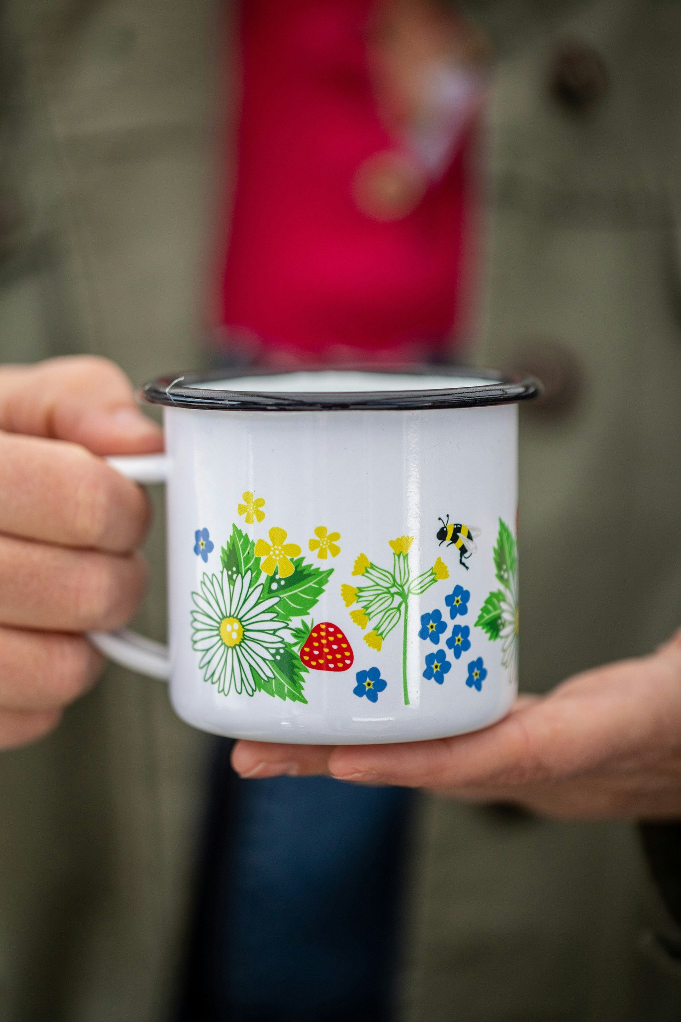 Designmugg - Sommarblomster