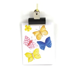 Små kort utan kuvert - Fjärilar