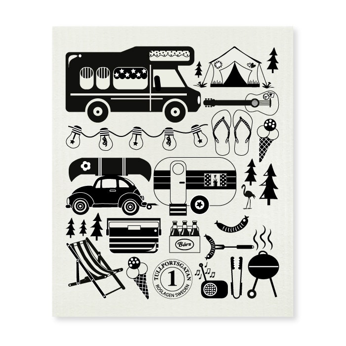 Dishcloth - Camping