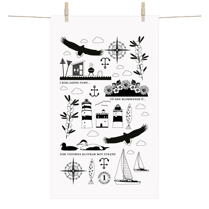 Terry towel - In the arms of Roslagen