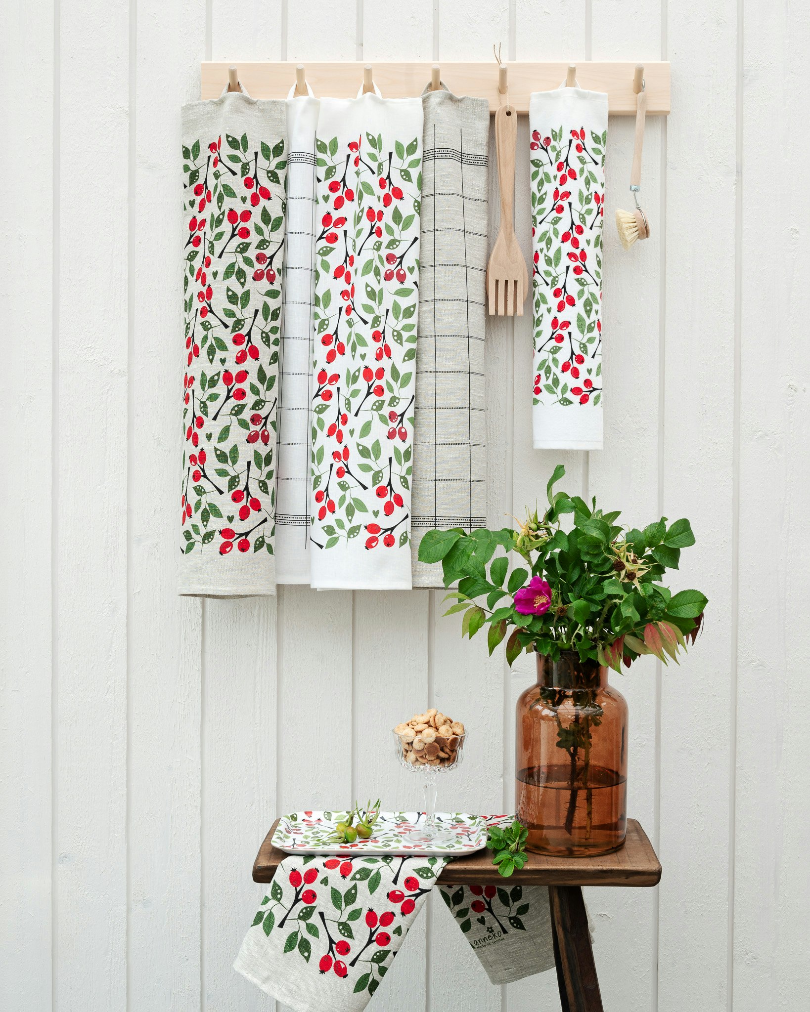 Terry towel - Rosehip