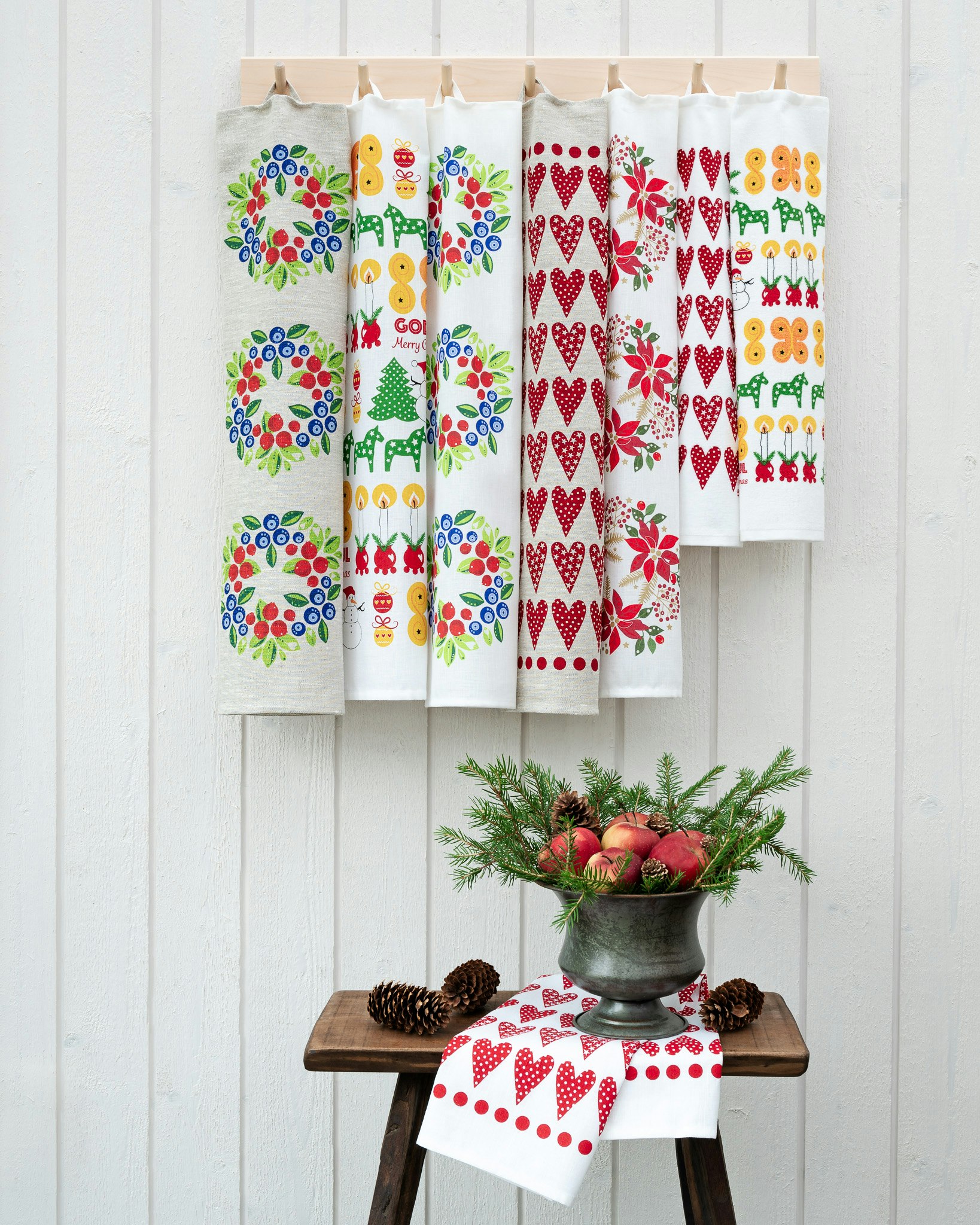 Terry towel - Hearts