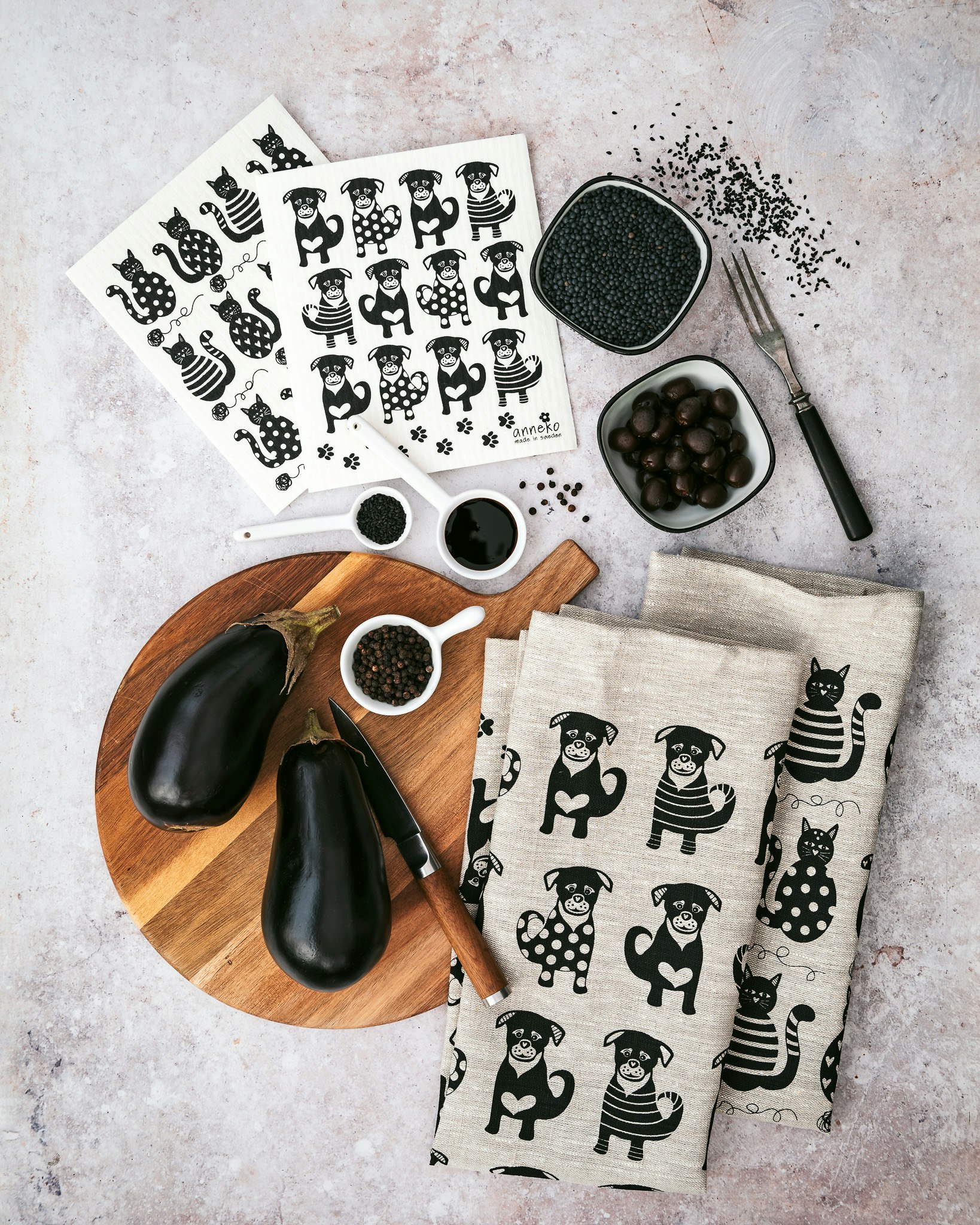 Dishcloth - The cat