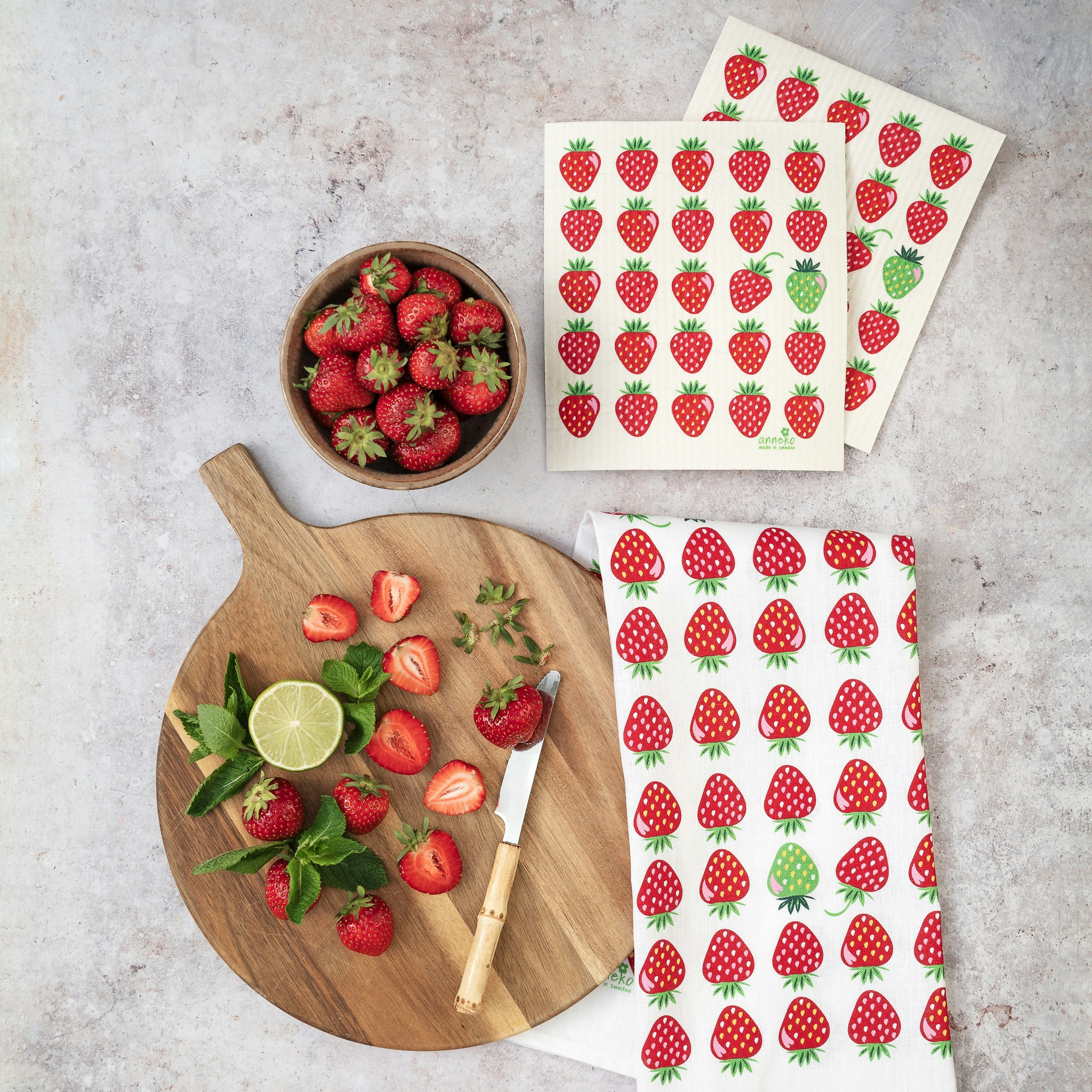 Dishcloth - Strawberry