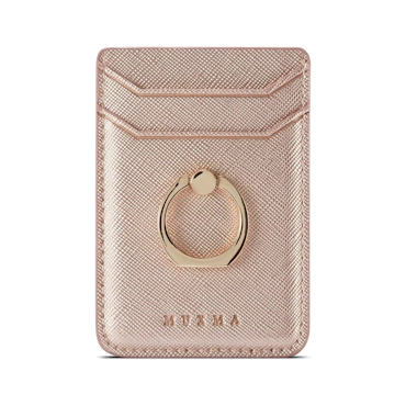 Card holder Mobile with Ring Self-adhesive Rose RFID Muxma